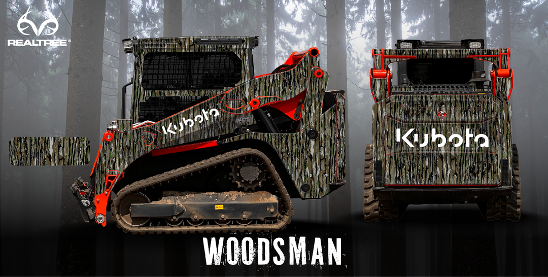 "Woodsman" - Kubota Special Edition Wrap Kits Dirty Graphix