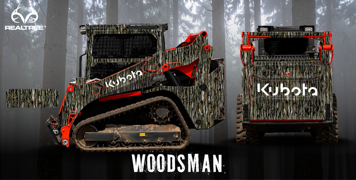 "Woodsman" - Kubota Special Edition Wrap Kits Dirty Graphix