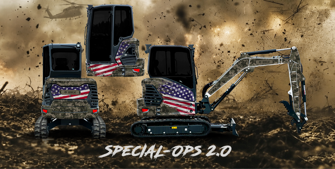 SPECIAL OPS 2.0 - Bobcat Limited Edition Wrap Kits Dirty Graphix