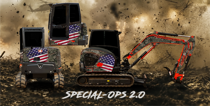 SPECIAL OPS 2.0 - Kubota Limited Edition Wrap Kits Dirty Graphix