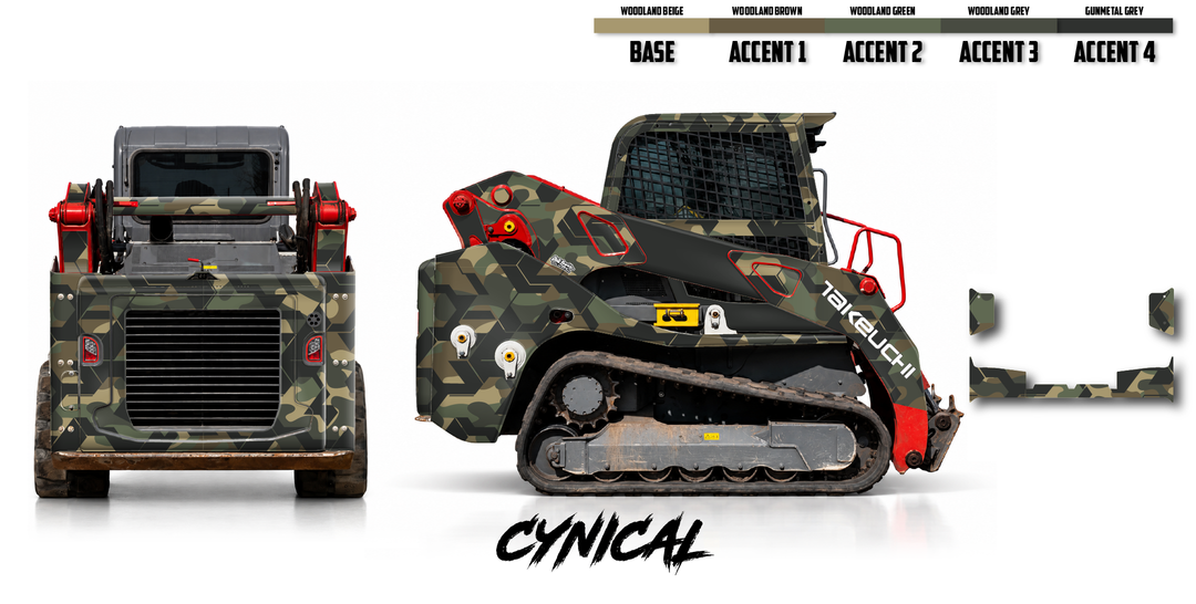Takeuchi TL10V2 Wrap Kits Dirty Graphix
