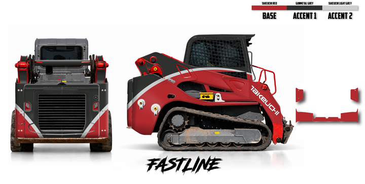 Takeuchi TL10V2 Wrap Kits Dirty Graphix