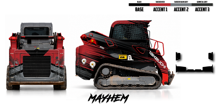 Takeuchi TL10V2 Wrap Kits Dirty Graphix