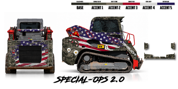 Takeuchi TL10V2 Wrap Kits Dirty Graphix
