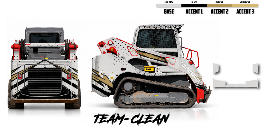 Takeuchi TL10V2 Wrap Kits Dirty Graphix