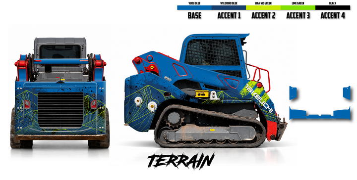 Takeuchi TL10V2 Wrap Kits Dirty Graphix