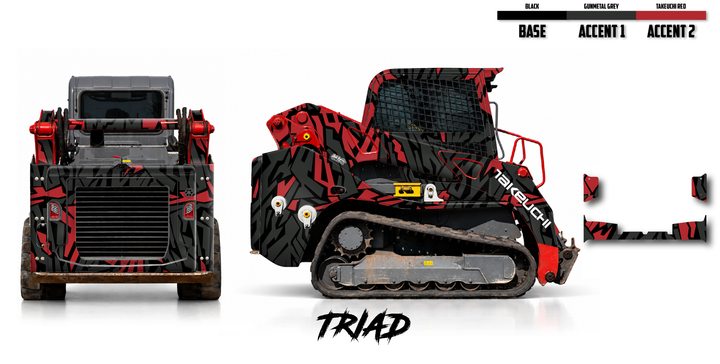 Takeuchi TL10V2 Wrap Kits Dirty Graphix