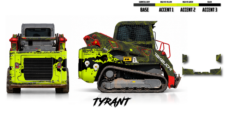 Takeuchi TL10V2 Wrap Kits Dirty Graphix