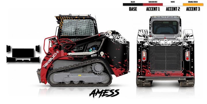 Takeuchi TL11R3 Wrap Kits Dirty Graphix