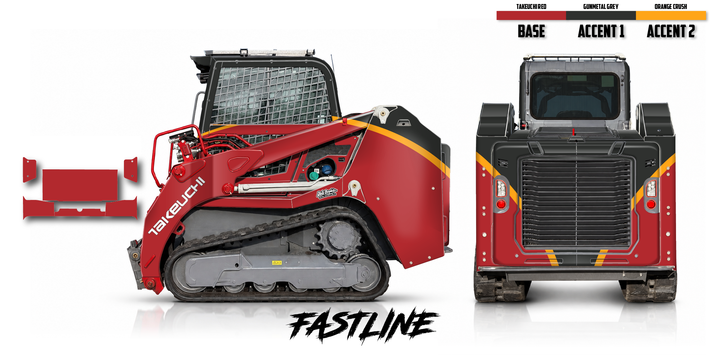 Takeuchi TL11R3 Wrap Kits Dirty Graphix