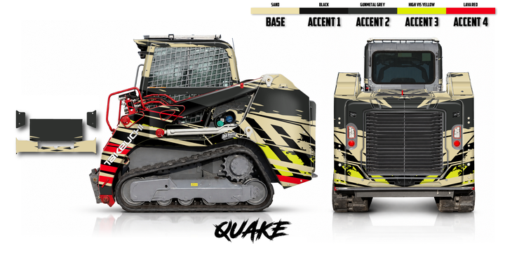 Takeuchi TL11R3 Wrap Kits Dirty Graphix