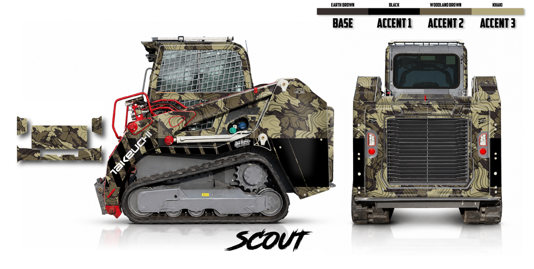 Takeuchi TL11R3 Wrap Kits Dirty Graphix