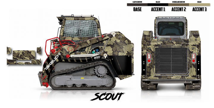 Takeuchi TL11R3 Wrap Kits Dirty Graphix
