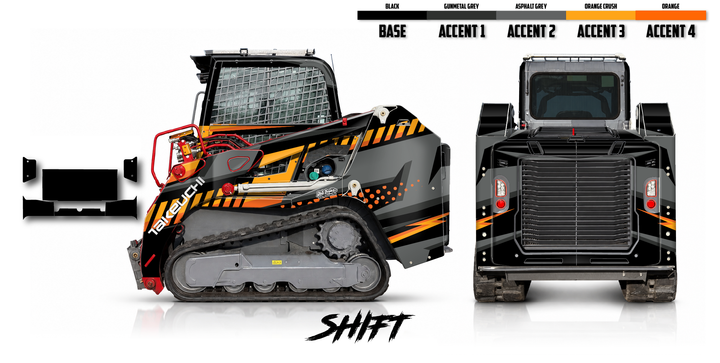 Takeuchi TL11R3 Wrap Kits Dirty Graphix