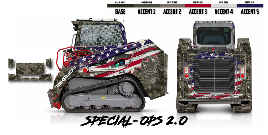Takeuchi TL11R3 Wrap Kits Dirty Graphix