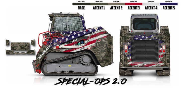 Takeuchi TL11R3 Wrap Kits Dirty Graphix