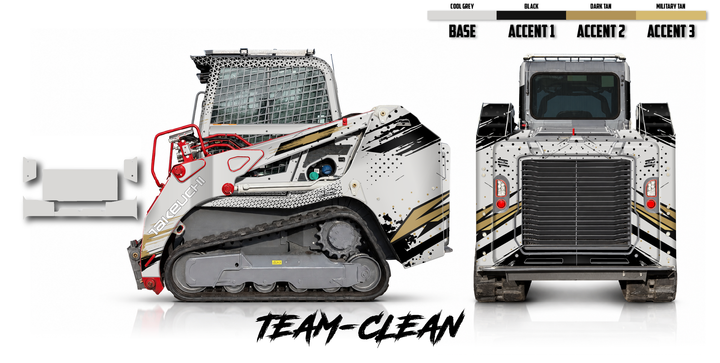 Takeuchi TL11R3 Wrap Kits Dirty Graphix