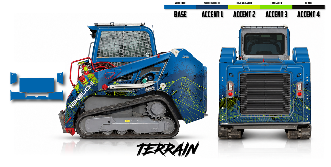 Takeuchi TL11R3 Wrap Kits Dirty Graphix