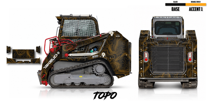 Takeuchi TL11R3 Wrap Kits Dirty Graphix