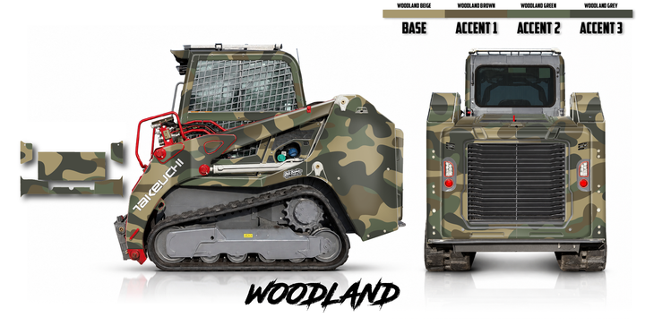 Takeuchi TL11R3 Wrap Kits Dirty Graphix