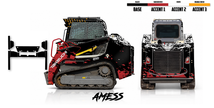 Takeuchi TL8R2 Wrap Kits Dirty Graphix