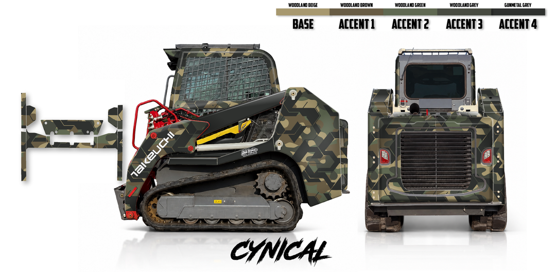 Takeuchi TL8R2 Wrap Kits Dirty Graphix