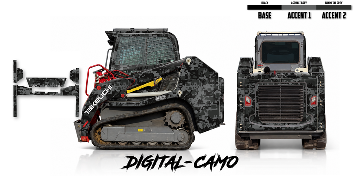 Takeuchi TL8R2 Wrap Kits Dirty Graphix