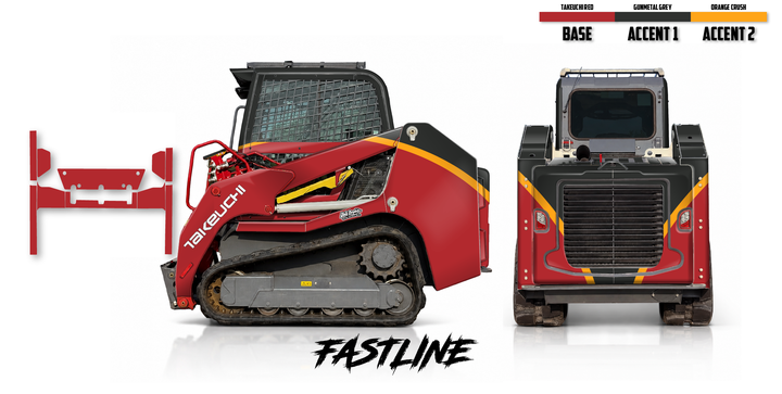 Takeuchi TL8R2 Wrap Kits Dirty Graphix