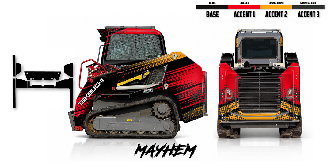 Takeuchi TL8R2 Wrap Kits Dirty Graphix