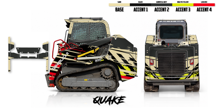 Takeuchi TL8R2 Wrap Kits Dirty Graphix