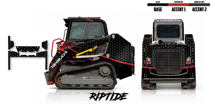 Takeuchi TL8R2 Wrap Kits Dirty Graphix