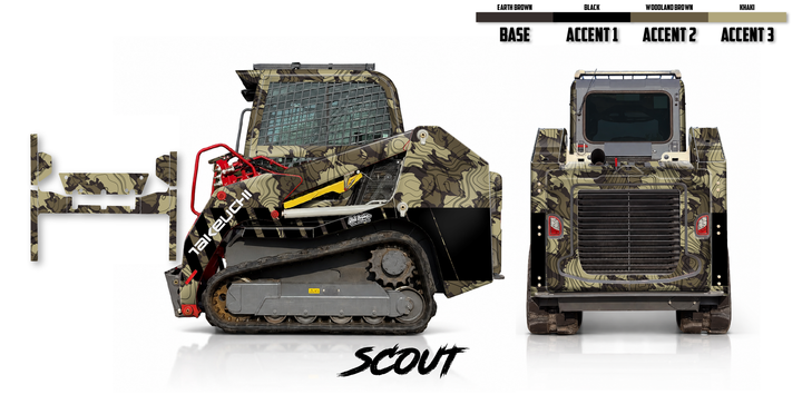 Takeuchi TL8R2 Wrap Kits Dirty Graphix