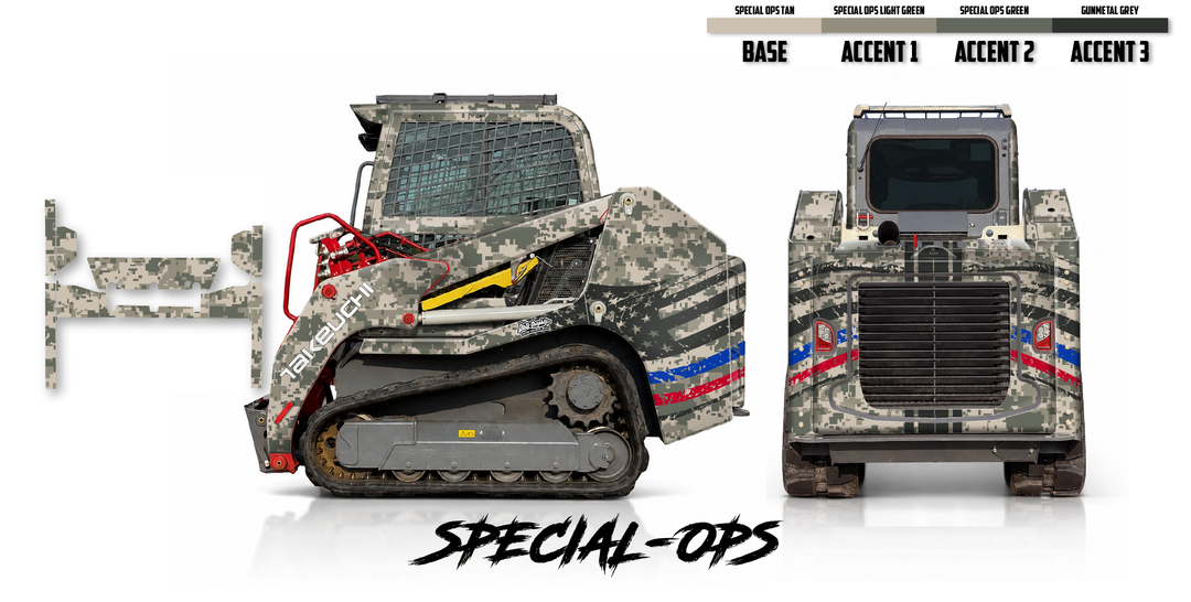 Takeuchi TL8R2 Wrap Kits Dirty Graphix