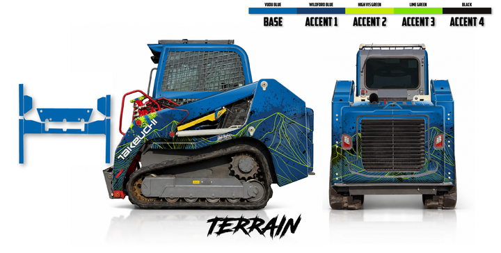 Takeuchi TL8R2 Wrap Kits Dirty Graphix
