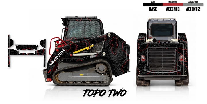 Takeuchi TL8R2 Wrap Kits Dirty Graphix