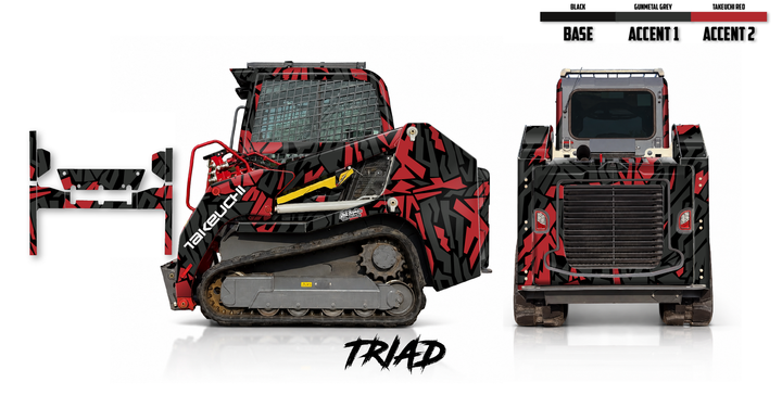Takeuchi TL8R2 Wrap Kits Dirty Graphix