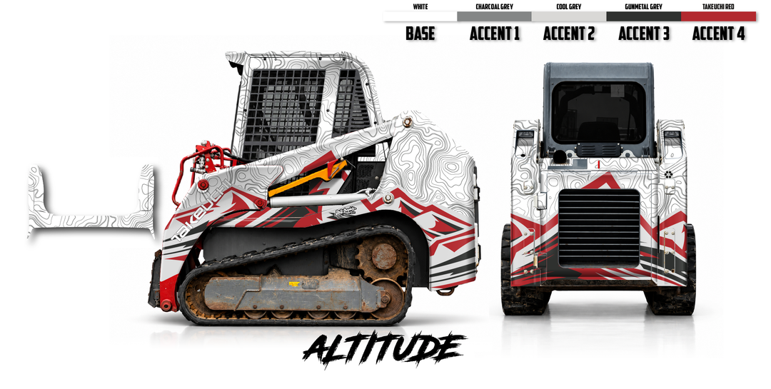 Takeuchi TL8 2015-19 Wrap Kit Dirty Graphix
