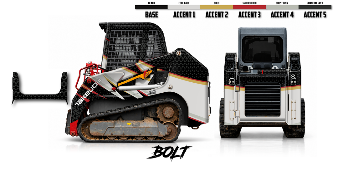Takeuchi TL8 2015-19 Wrap Kit Dirty Graphix