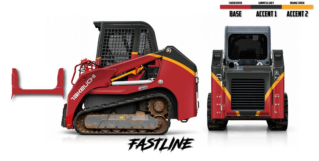 Takeuchi TL8 2015-19 Wrap Kit Dirty Graphix