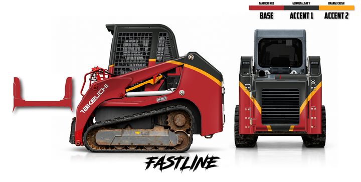 Takeuchi TL8 2015-19 Wrap Kit Dirty Graphix