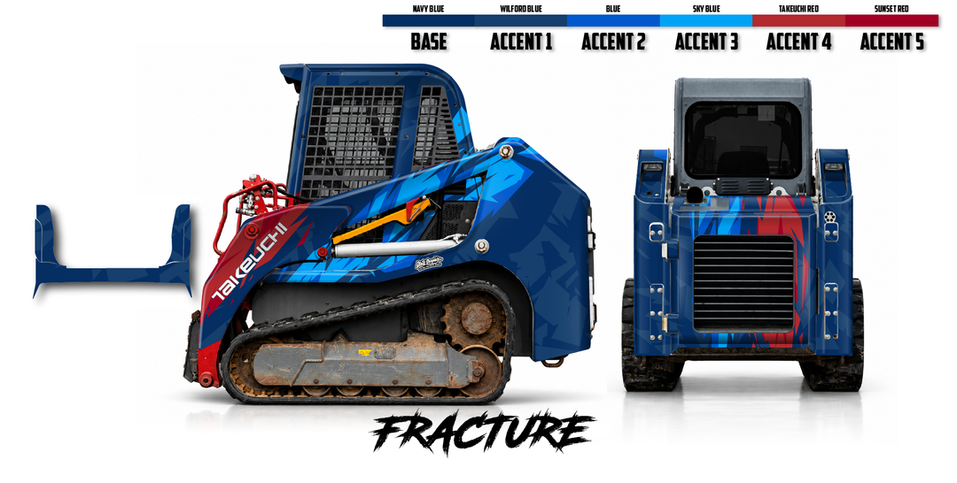 Takeuchi TL8 2015-19 Wrap Kit Dirty Graphix