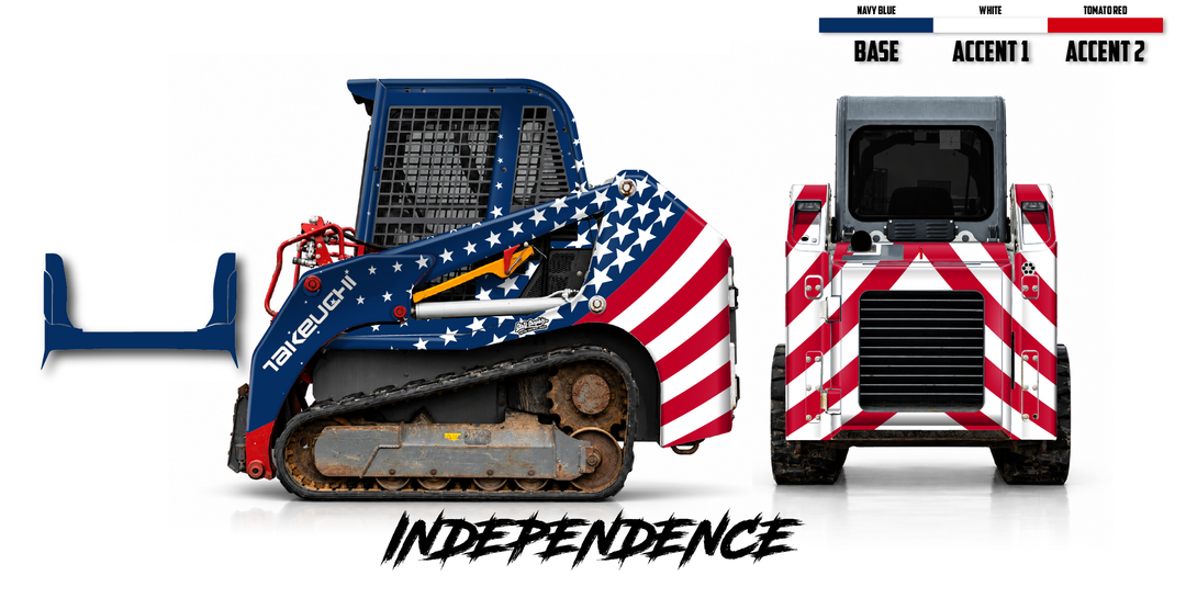 Takeuchi TL8 2015-19 Wrap Kit Dirty Graphix