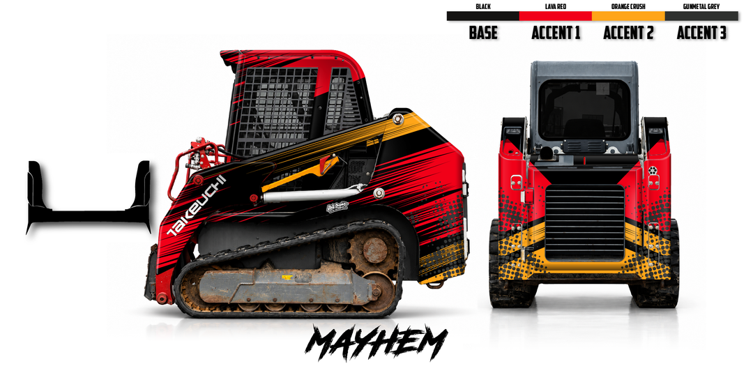 Takeuchi TL8 2015-19 Wrap Kit Dirty Graphix