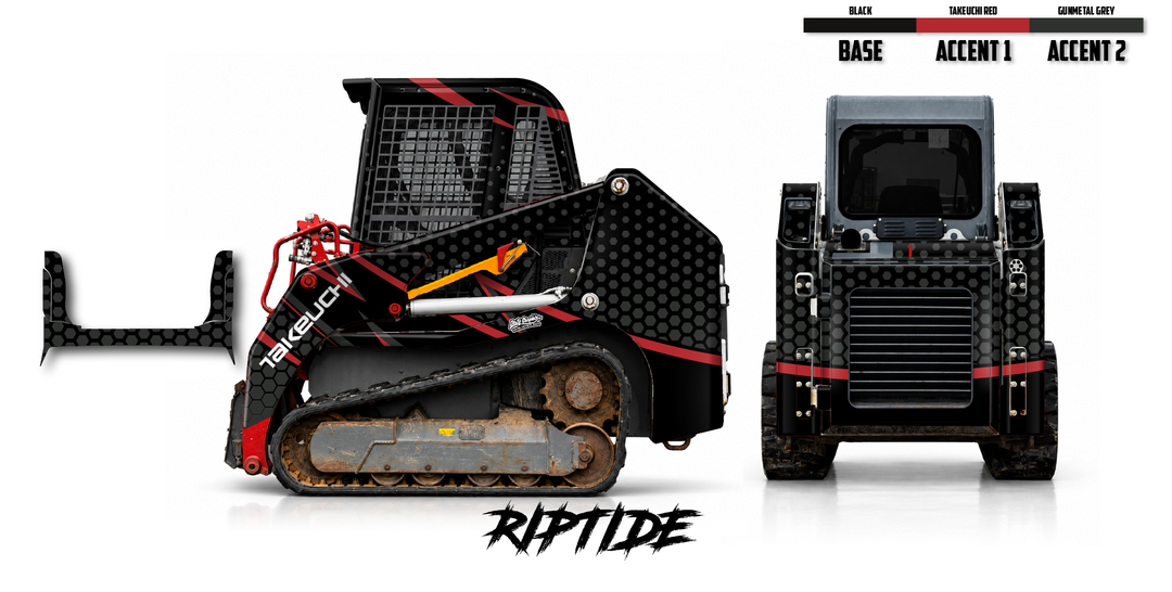 Takeuchi TL8 2015-19 Wrap Kit Dirty Graphix