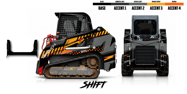Takeuchi TL8 2015-19 Wrap Kit Dirty Graphix