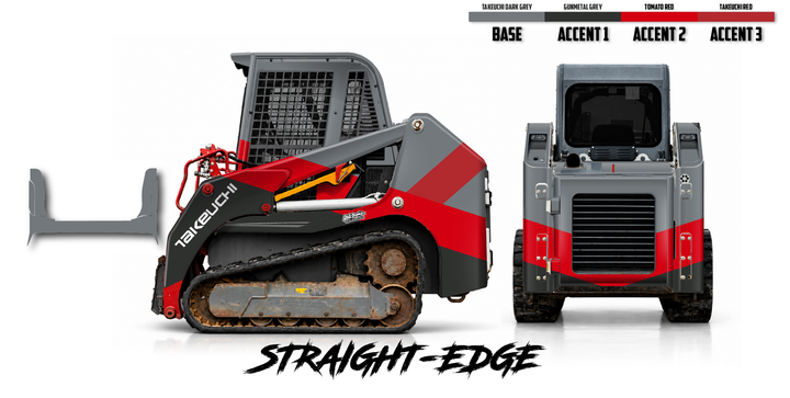 Takeuchi TL8 2015-19 Wrap Kit Dirty Graphix