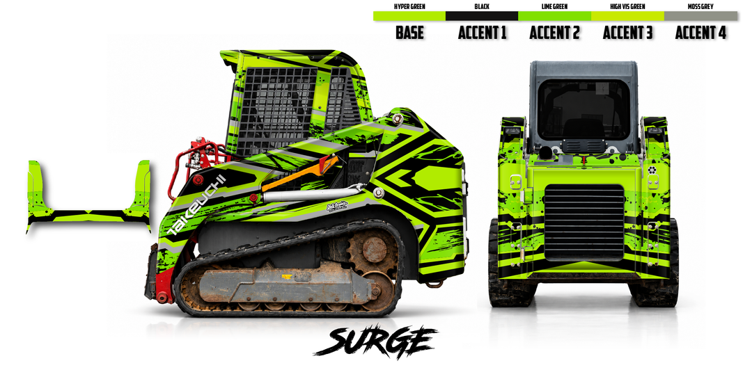 Takeuchi TL8 2015-19 Wrap Kit Dirty Graphix