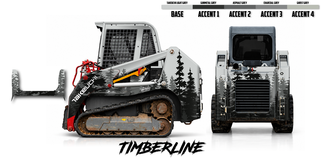 Takeuchi TL8 2015-19 Wrap Kit Dirty Graphix