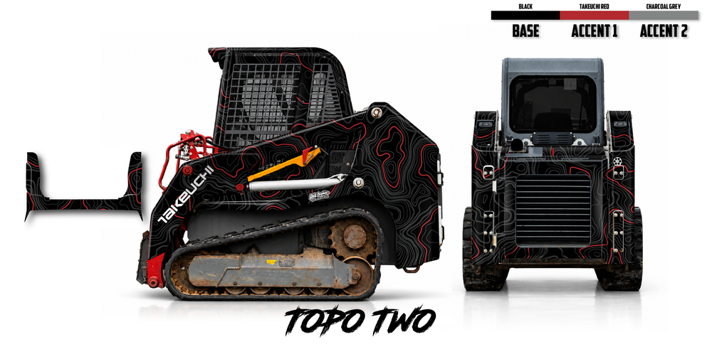 Takeuchi TL8 2015-19 Wrap Kit Dirty Graphix