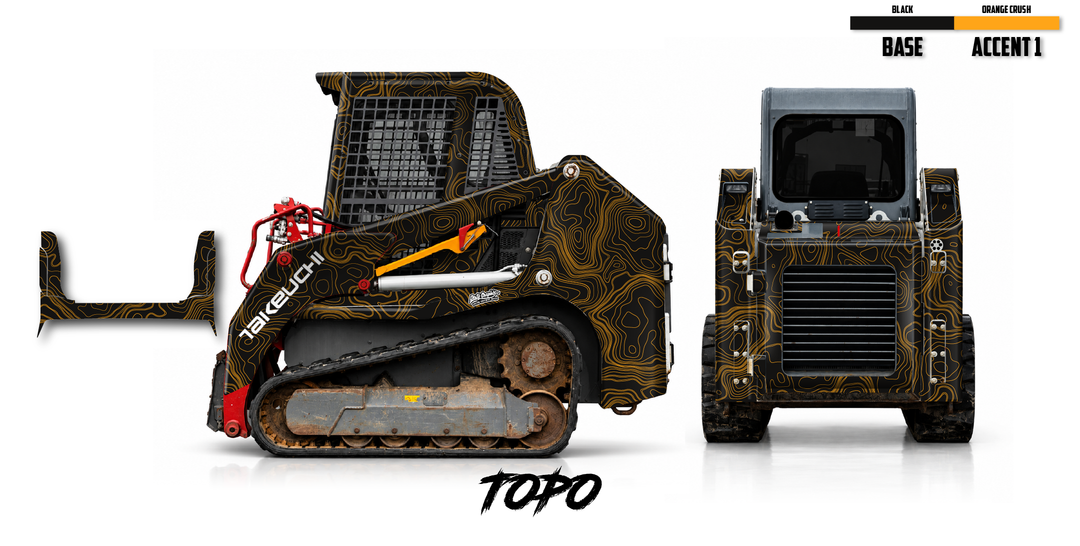 Takeuchi TL8 2015-19 Wrap Kit Dirty Graphix